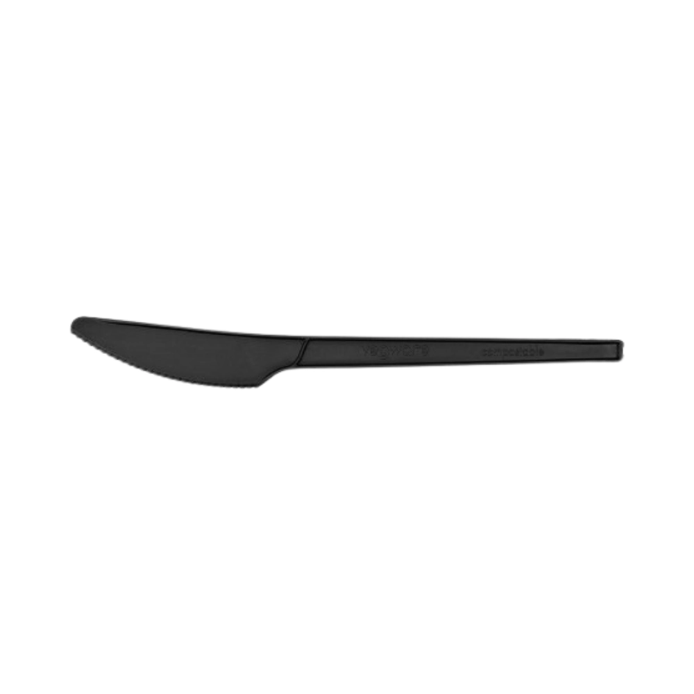 Vegware Compostable Cutlery - Knife 6.5 Inch (Pack of 50) -